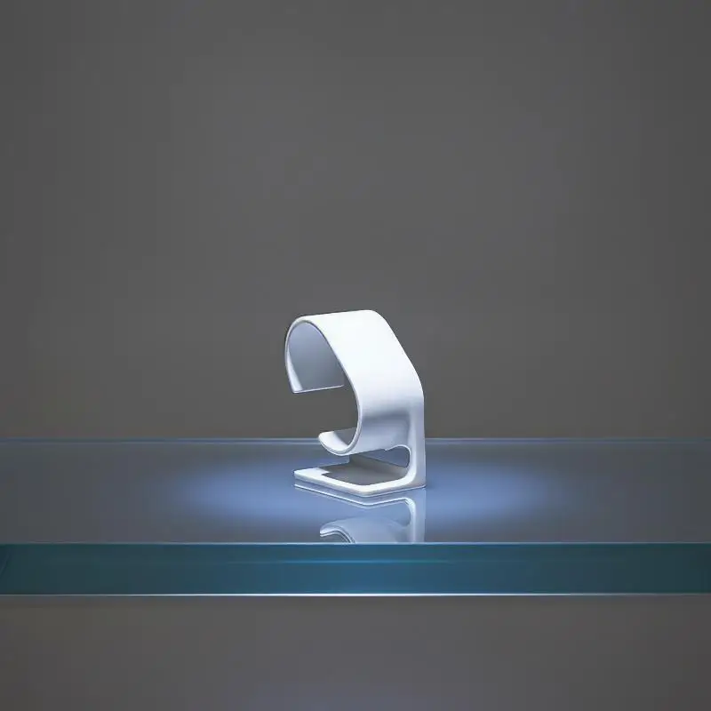 3D-gedruckter Uhrenständer mit glattem, geschwungenem Design, stabiler Basis, Nachttisch-Uhrenhalter, Uhren-Ausstellungs- und Aufbewahrungsregal – Detail 10