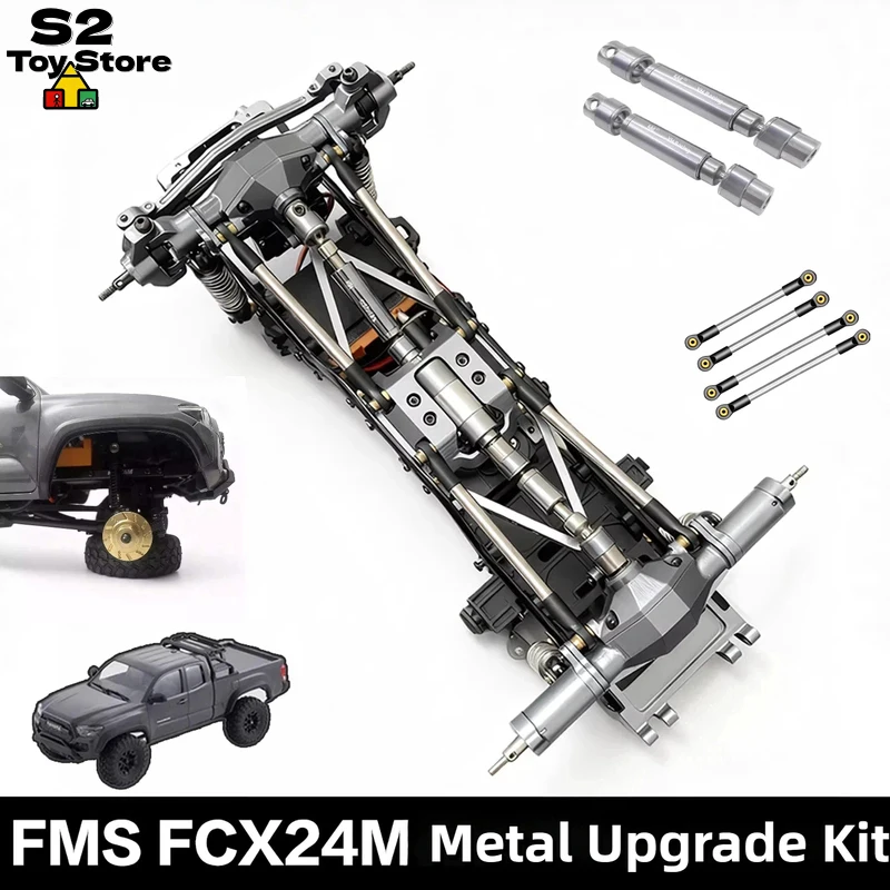 

Комплект для легкого модернизации шасси FMS FCX24M 1/24 Tacoma RC Crawler (без повреждений), для переоборудования радиоуправляемых внедорожников
