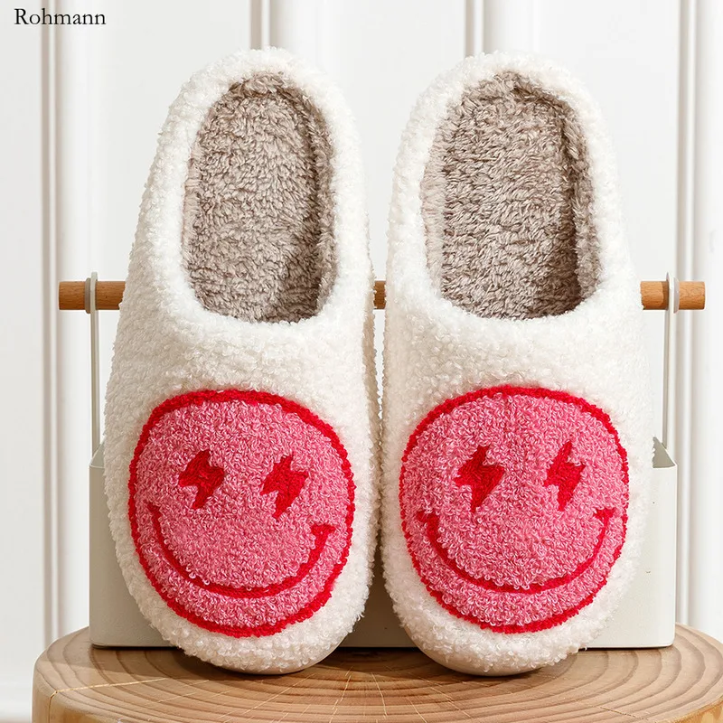 Women Super Cute Slippers House Funny Bedroom Footwear Winter Fluffy Shoes