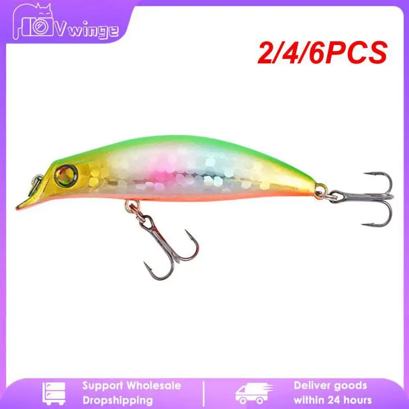 

2/4/6PCS Length 8.1cm Fishing Bait Stroke Fishing Gear Weight 7g Lure Hook Sharp Sharp Sharp Fishing Supplies