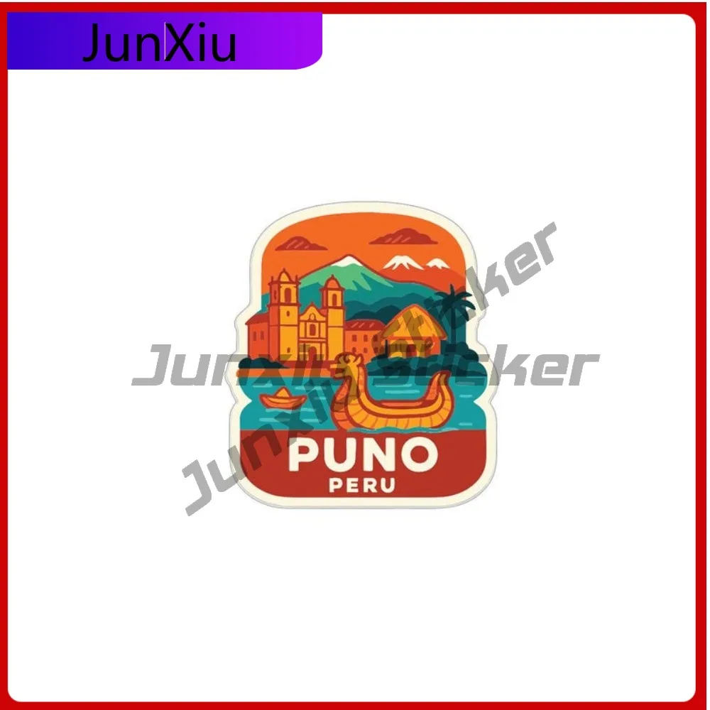 

Puno Peru City Vinyl Sticker Scratch-proof Decal Accessory Custom Decals Guitar Suv Motorcycle Phone Window Engine Cover Decor