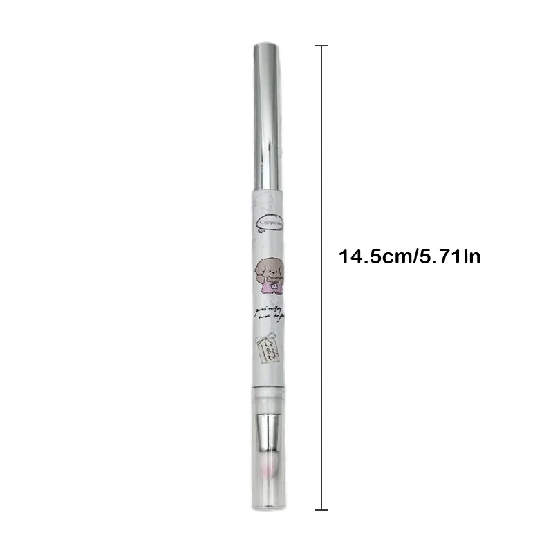 Cappuvini Parelmoer Eyeliner Gel met Borstel - Zijdezacht Waterdicht Thee Bruin Eyelinerpotlood voor Liggende Zijderups Oogmake-up