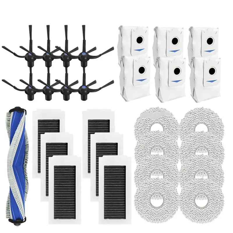 

ABBZ-For Cobos Debot X5 OMNI/X5 PRO OMNI/X5 PRO Vacuum Cleaner Roller Brush Side Brush HEPA Filter Dust Bag Mop Rag Parts