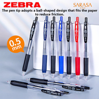 Japan Zebra Colored Gel Pen JJ15 Large-capacity Quick-drying Ultra Smooth Exam Pens Eco-Friendly Refillable School Teacher Gift