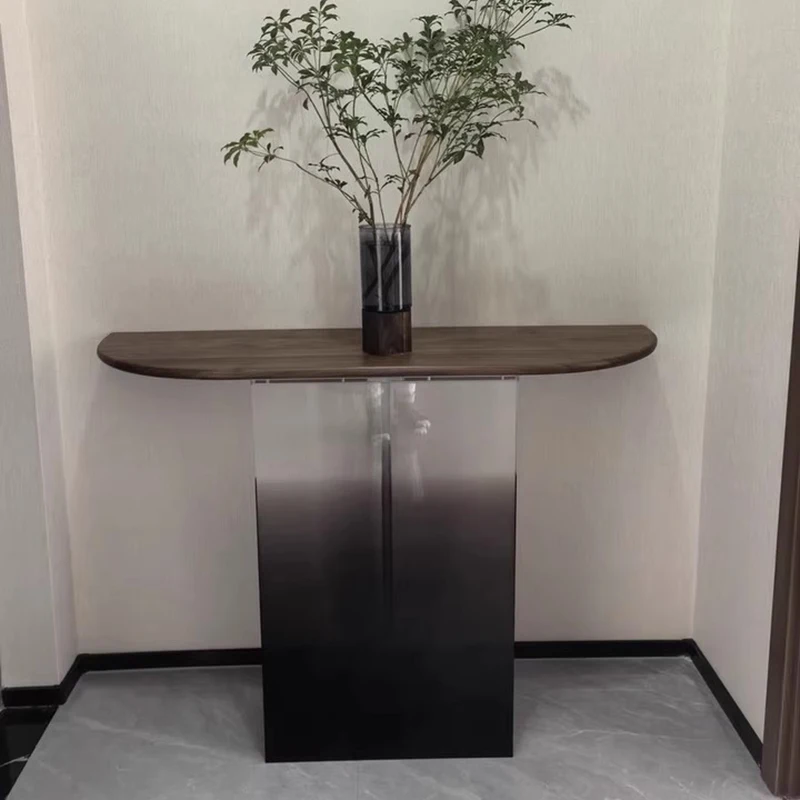 

Acrylic Rectangular Console Tables Modern Nordic Minimalist Italian Console Tables Chic Aesthetic Console Meuble Furniture