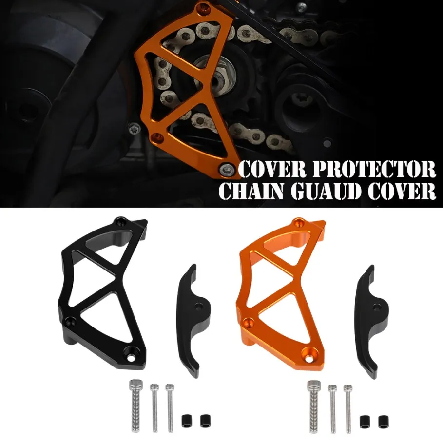 

Motorcycle For 790 890 Adventure S R 21-2022 790 890 Duke 2020-2022 2021 Chain Guaud Cover Front Sprocket Guard Protector Cover