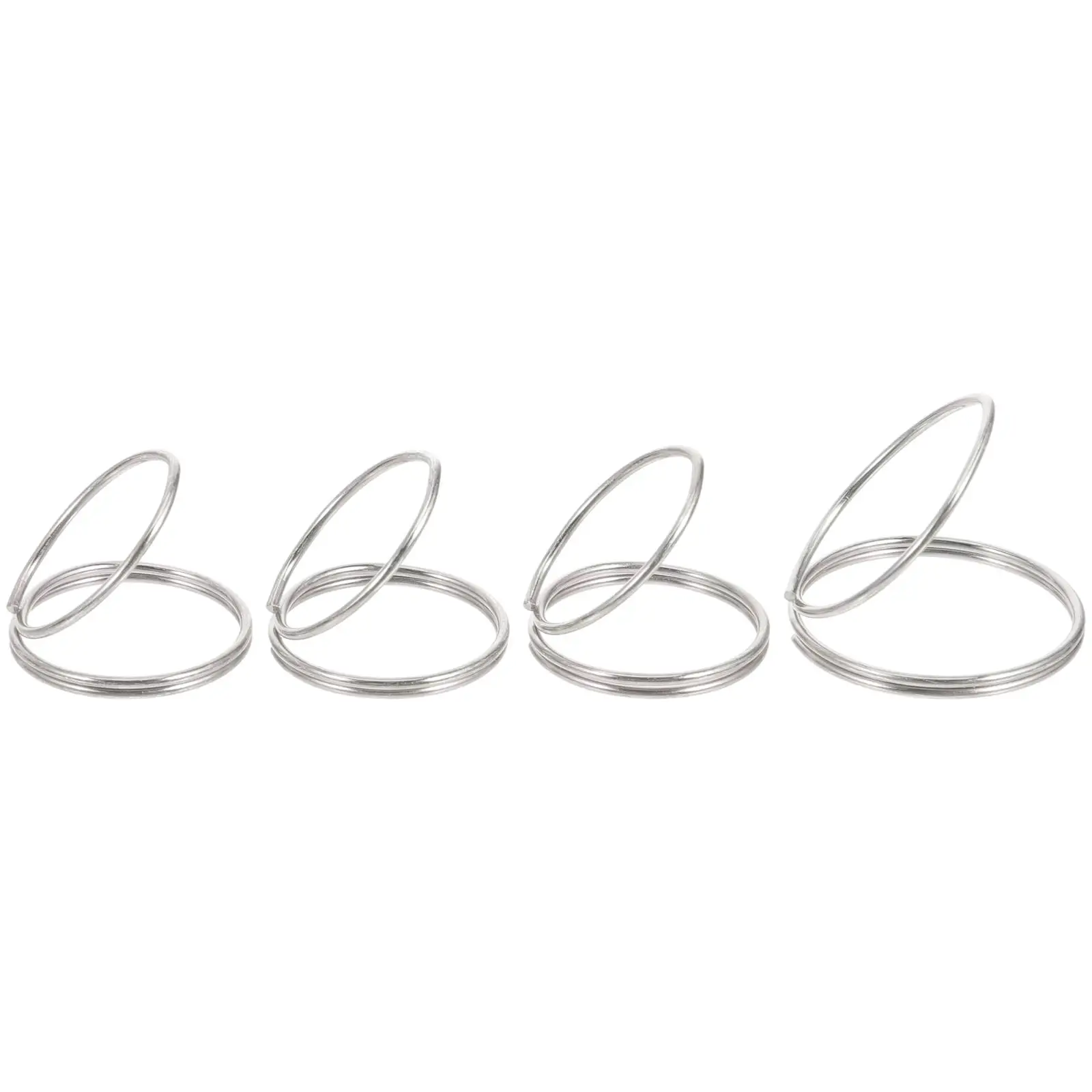 

4pcs Silver Metal Guitar Finger Pick Set Acoustic Bass Thumb Picks Wear Resistant Musical Instruments Accessories Guitar Parts