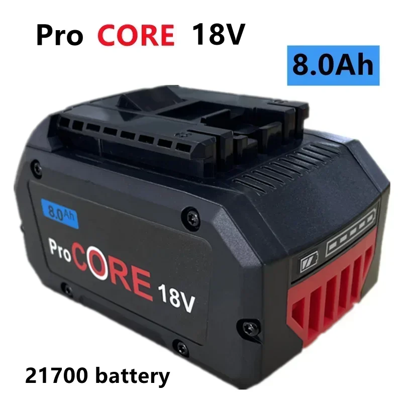 

18V 8000mAh ProCORE Ersatz Batterie für Bosch 18V Professionelle System Cordless Werkzeuge BAT609 BAT618 GBA18V80 21700 Zelle