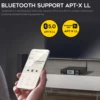 Nobsound A10 하이파이 블루투스 5.0 디지털 파워 앰프, 리시버 서브우퍼 앰프, 스테레오 USB, OPT, COAX 오디오 앰프, 240W APTX-LL 5
