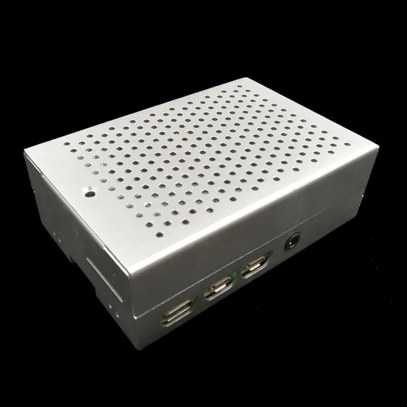 

Raspberry Pi 4/3 Aluminum Case with Cooling Fan Metal Shell Black Enclosure for RPI Raspberry Pi 4B/3B/3B+