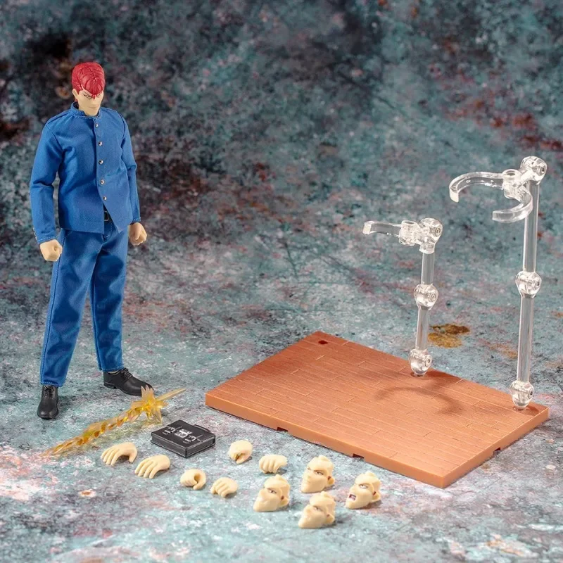 

In Stock Great Toys GT Dasin YuYu Hakusho 1/12 Kuwabara Kazuma Kurama Movable PVC Anime Action Figure Model Toys Doll Kid Gifts