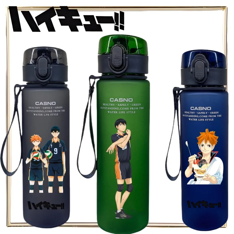 

Haikyuu!! Anime Kettle Student Water Bottles Sports Buckets Fitness Mountaineering Cup Holiday Gifts Children Drinking Glasses