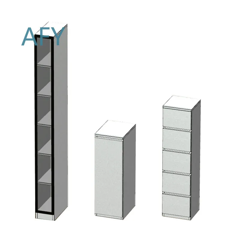 20 cm Crevice Solid Wood Narrow Cabinet for Bedside Sofa End Table Storage Organizer for Small Spaces Bedroom Living Room