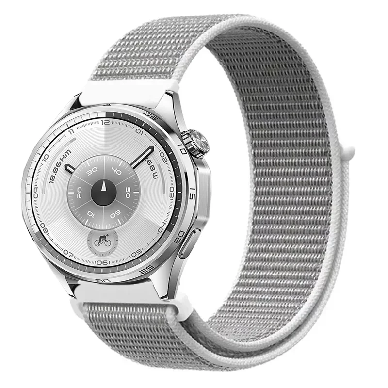 22mm 20mm フラッグスタイルナイロンストラップ Huawei Watch 5 4 GT6 GT6 Pro GT5-4-3 46mm ブレスレット Amazfit Bip 6 Active 2 Balance 2 Correa用
