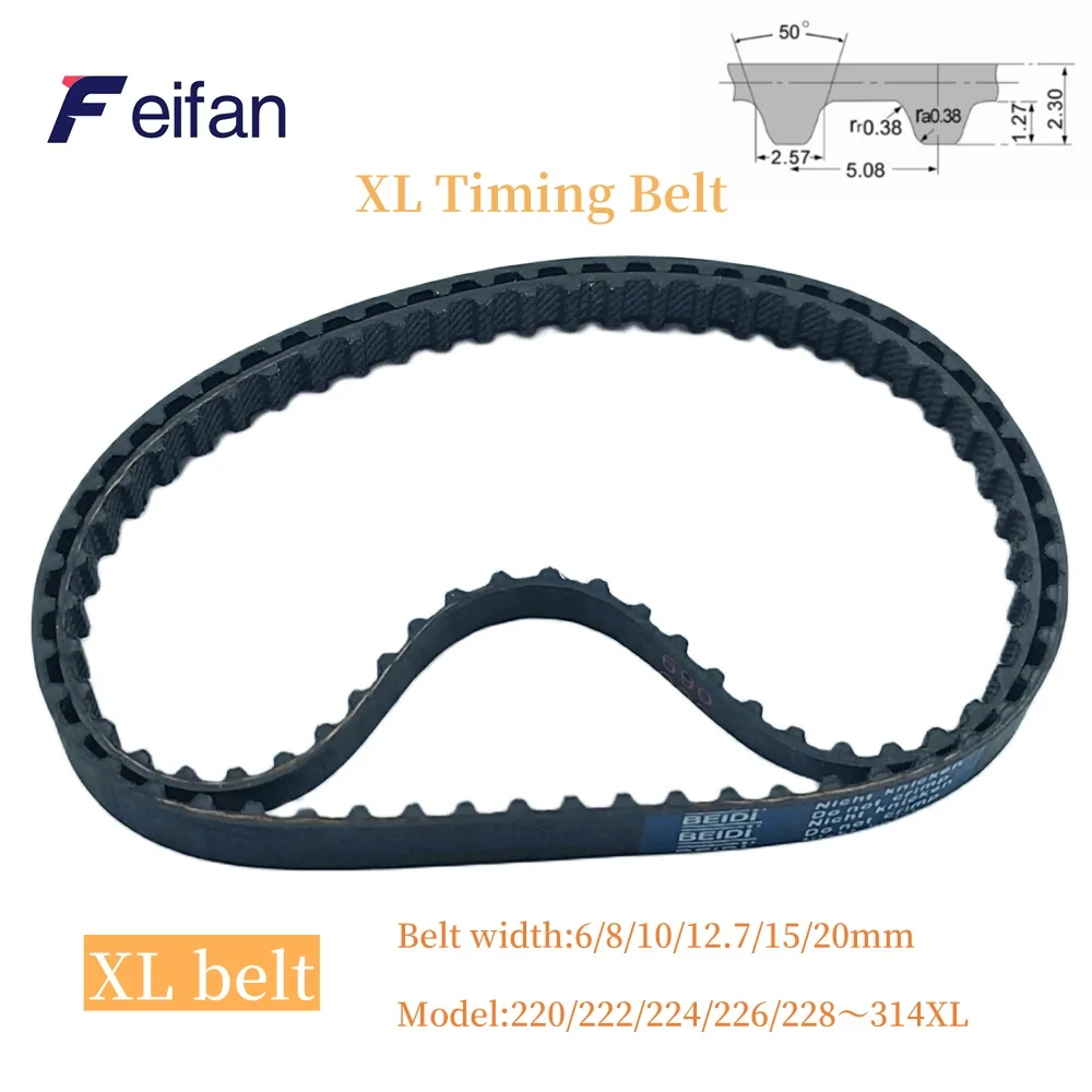 

XL High Torque Rubber Timing Belt Width 6/8/10/12.7/15/20mm ,Model number 220XL 222XL 224XL 226XL 228XL 230XL 232XL 234XL -314XL