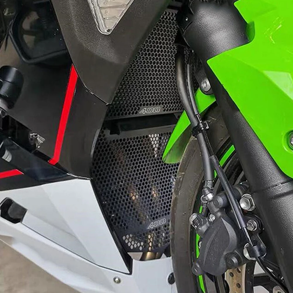 

2023 2024 For Kawasaki Ninja 400 Z400 Ninja400 Z 400 2018 2019 2020 2021 2022 Motorcycle Air Intake Cover Radiator Grille Guard