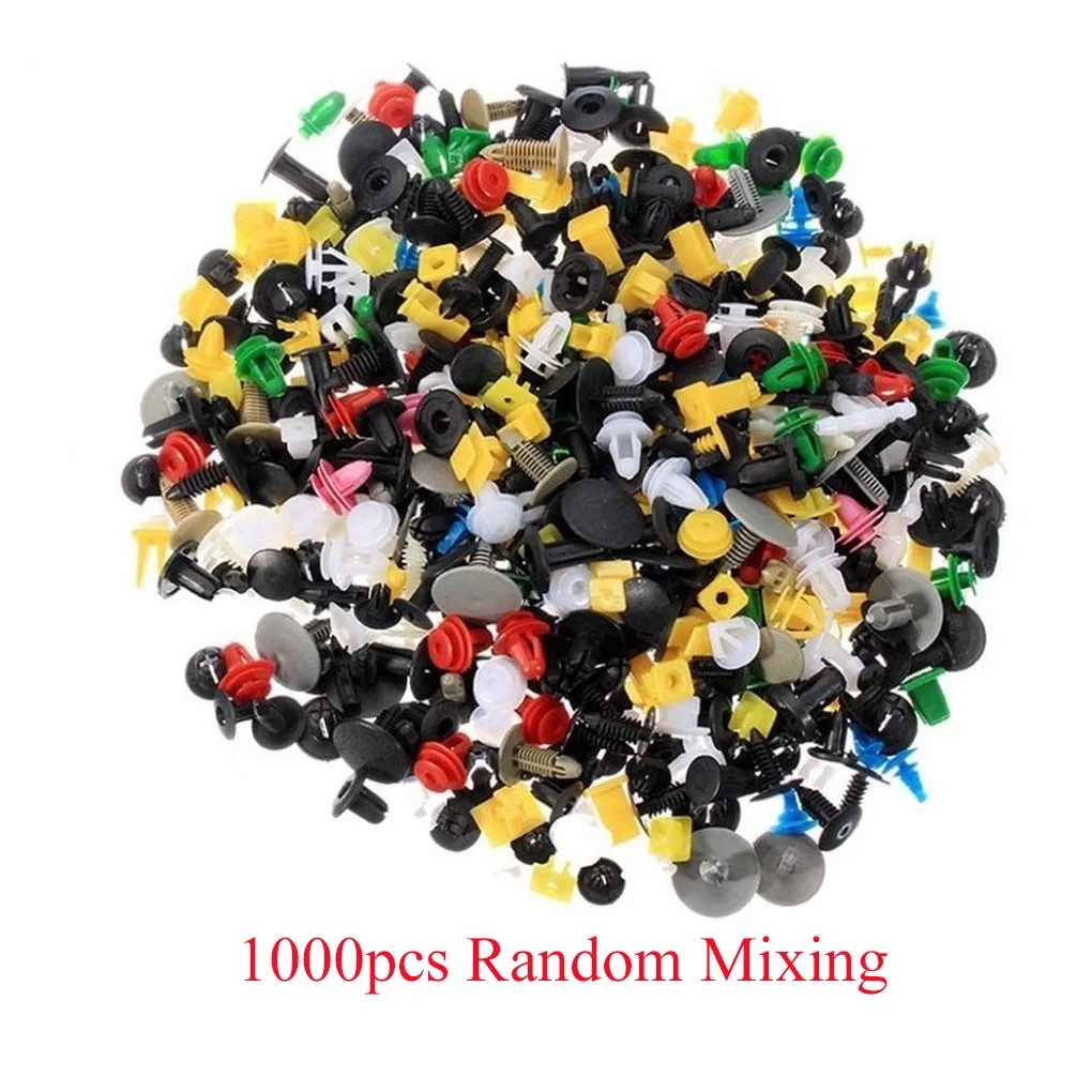 200/500/1000Pcs 30 Kinds Universal Mixed Auto Fastener Car Bumper Clips Retainer Car Fastener Rivet Door Panel Liner for All Car