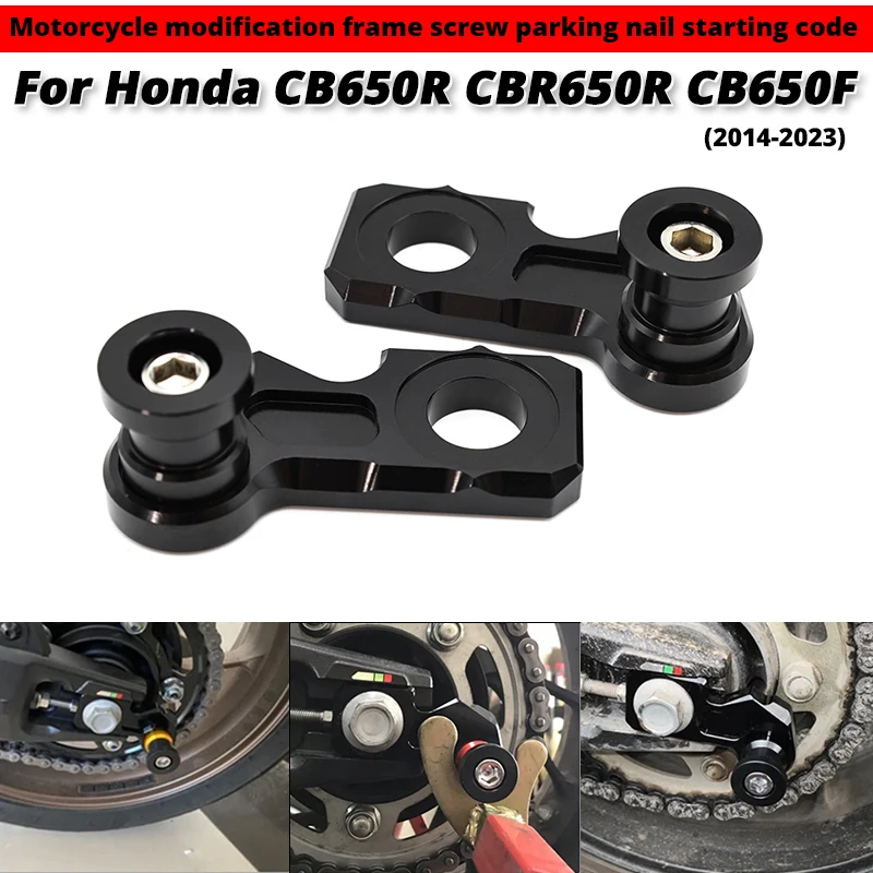 

For Honda CB650R CBR650R CB650F CBR650F 2014-2023 Motorcycle modification frame screw parking nail starting code Slip on Honda