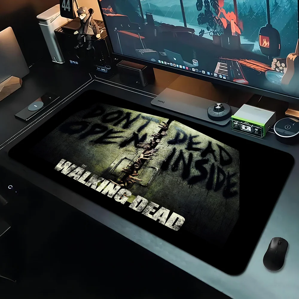 Tv Show Fear The Walking Dead Mousepad Boy Pad Natural Rubber Gaming mousepad Desk Mat Size for Gameing World of tanks CS GO Zel