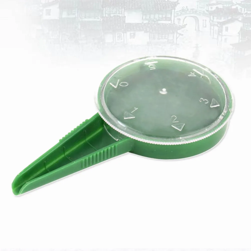 2Pcs Handheld Seed Dispenser Plastic Gardening Tool for Small Spaces Balcony Mini Garden 5 Adjustable Outlets Effortless Cranked