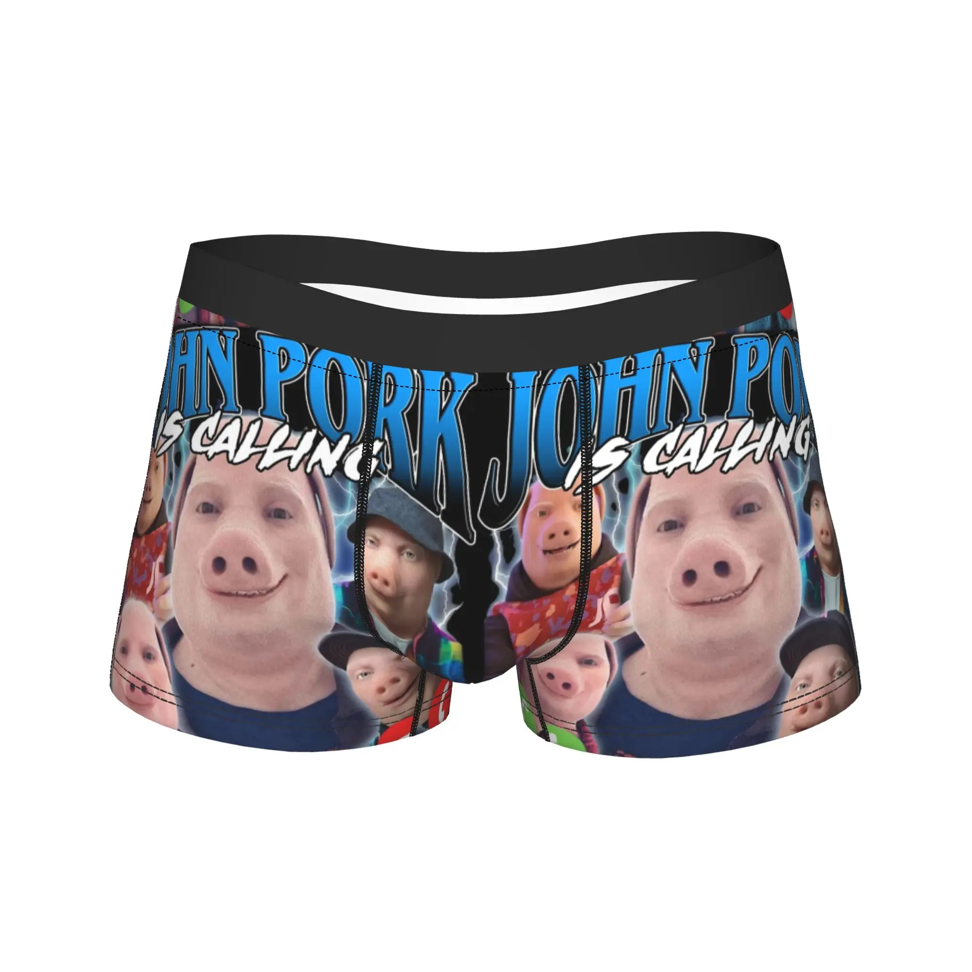 

John Pork винтажное мужское нижнее белье трусы-боксеры шорты трусики новинка мягкие трусы для мужчин больших размеров