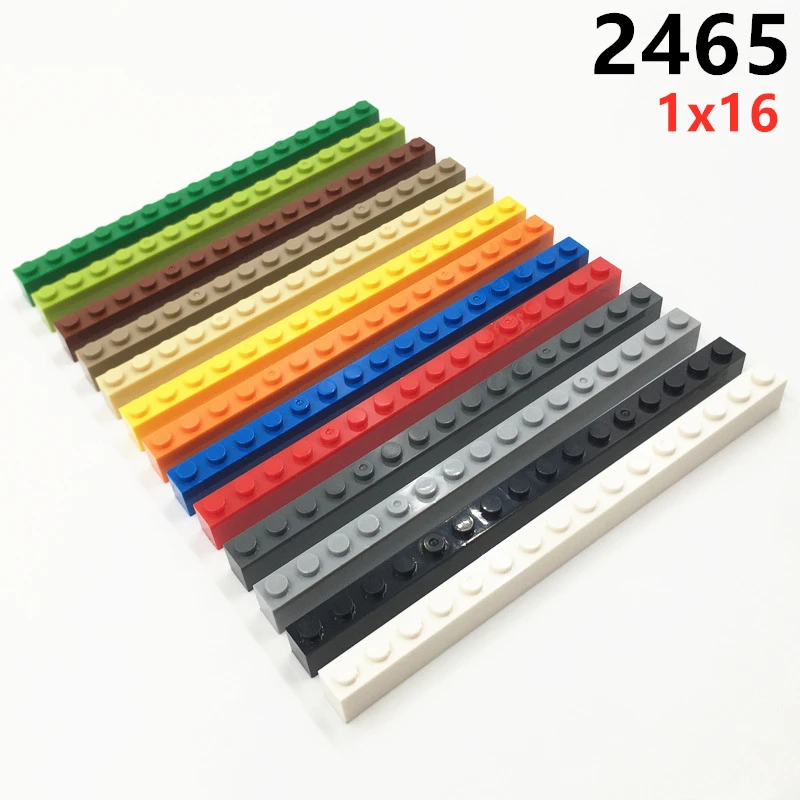 

10pcs/lot MOC Parts 2465 Brick 1x16 Compatible Figures Bricks DIY Assmble Building Blocks Particle Kid Puzzle Brain Toys Gift