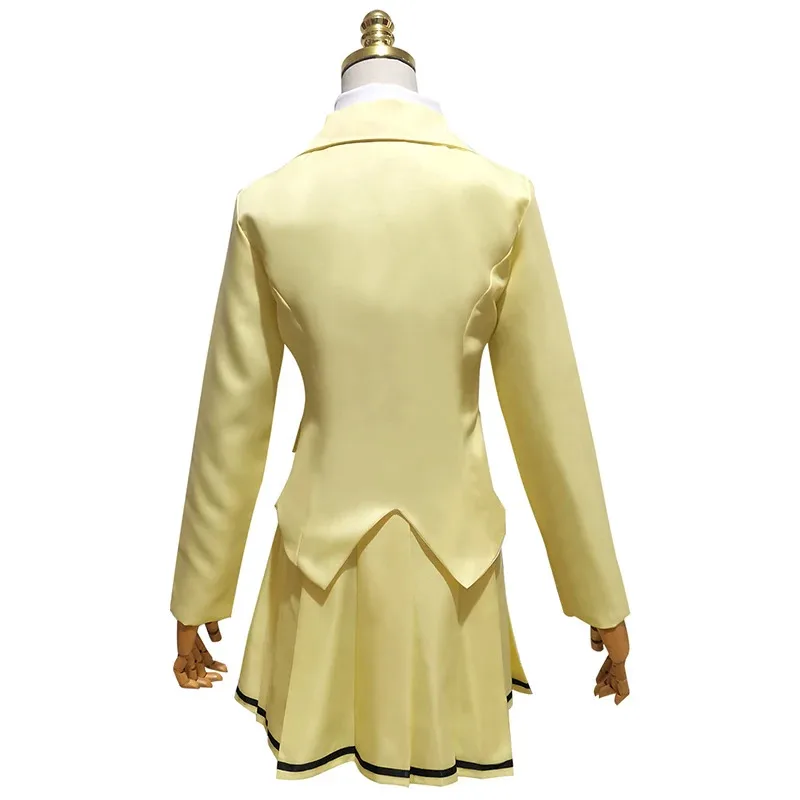 Novo ❤ 2025 anime watamote tomoko kuroki cosplay traje feminino meninas linda saia amarela jk uniforme roupas halloween carniv ☆ ☆ ☆