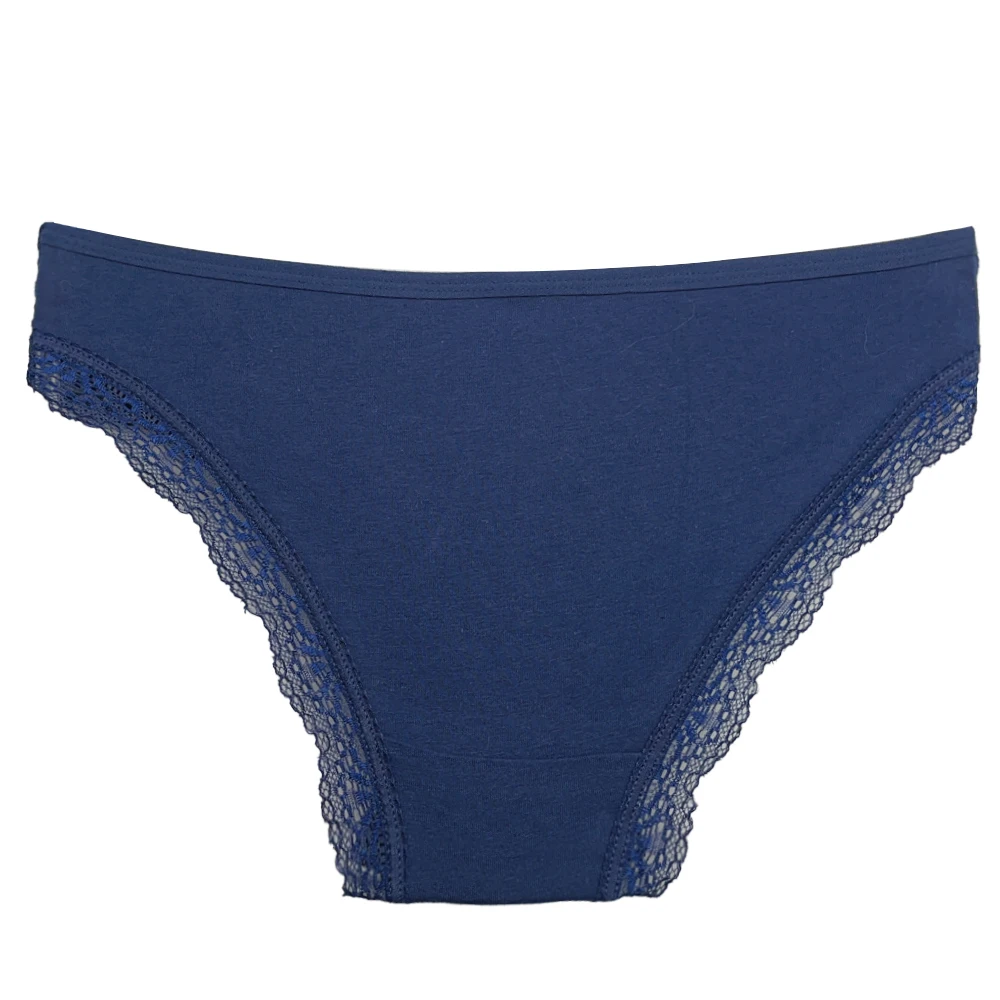 Bavlněné kalhotky Dámské 5 ks/sada krajkových kalhotek bezešvé kalhotky pro ženy spodní prádlo - náhled 3