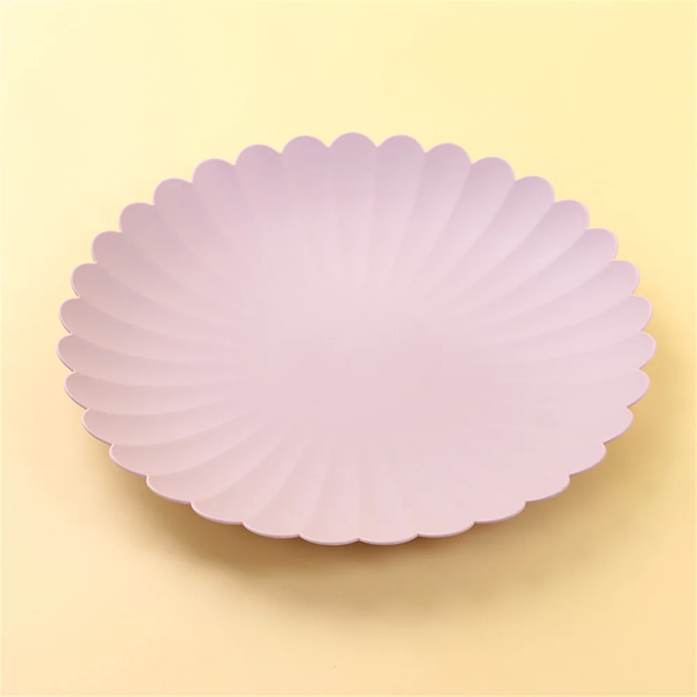 Spitting Bone Dish Rubbish Not Easily Broken Easy To Clean Feel Comfortable Specialty Plate Plastic Tray Creative Cake Dim Pot