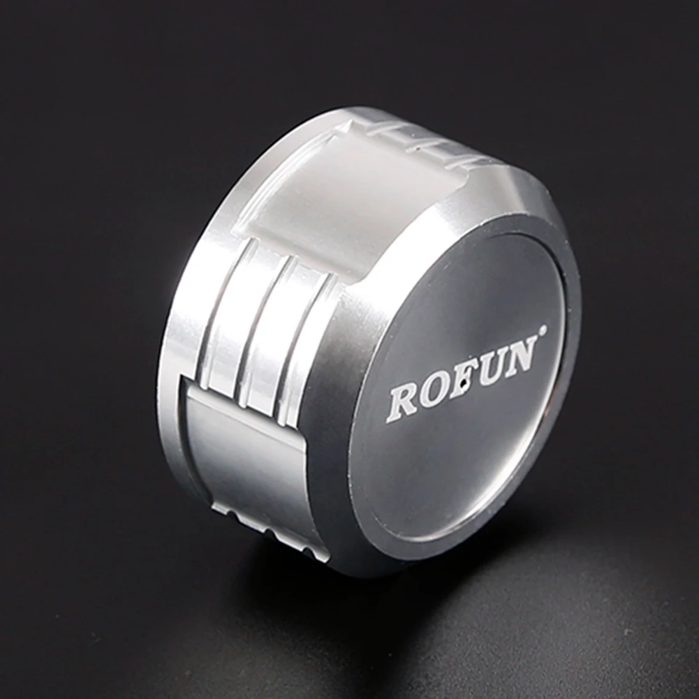 ROFUN Cnc Metaloil Pot Cover Assembly for 1/5 HPI ROVAN KM BAJA 5B 5T 5B 5SC TRUCK RC CAR Toys Parts,Silver