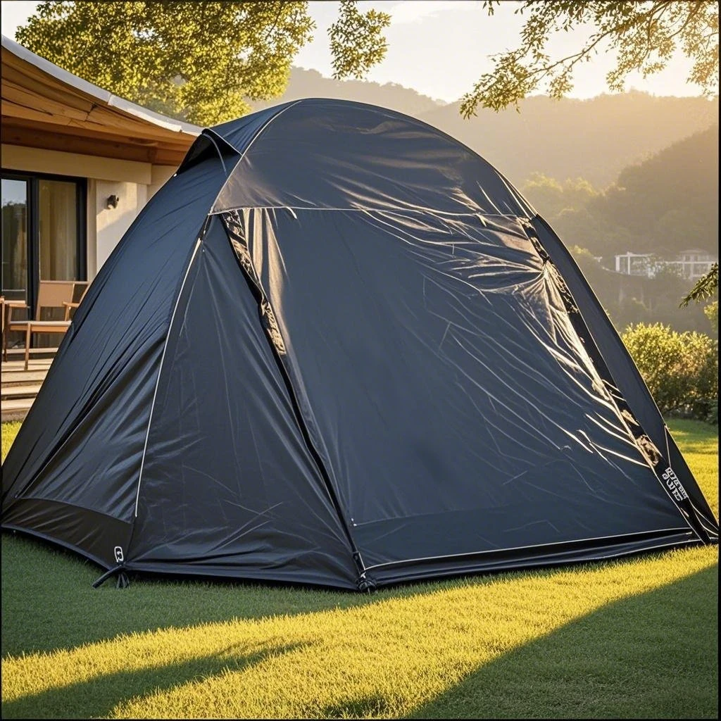 

Double Layer 2 Person 4 Season Tent - Waterproof Sun Protection, Compact Backpacking Shelter for Camping & Hiking CZX-745