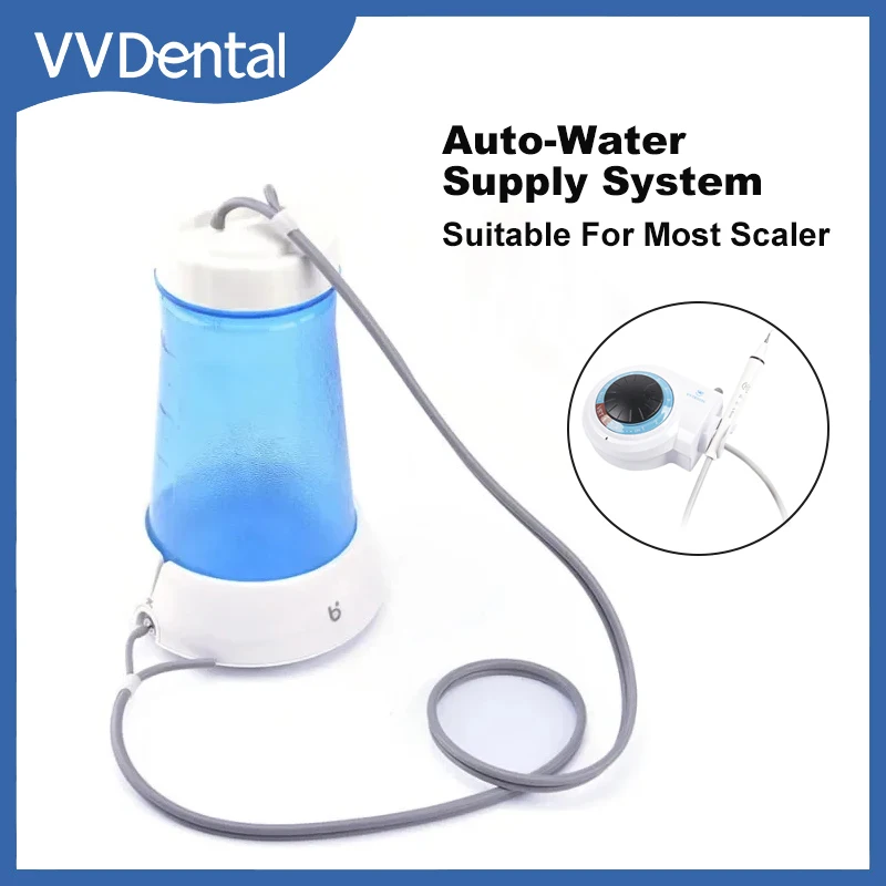 Vvdental sistema de abastecimento de água automático para máquina escaladora ultrassônica garrafas de água bomba de pressão instrumentos odontológicos acessórios