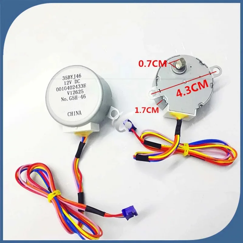 1Pcs New For Air Conditioning Dual Synchronous Wind Stepper Motor 35BYJ46 0010402899E 12V 2899E