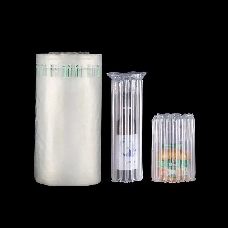 Film à bulles gonflable pour emballage express, protection anti-collision pour produits fragiles, film à colonnes d'air pour emballage express