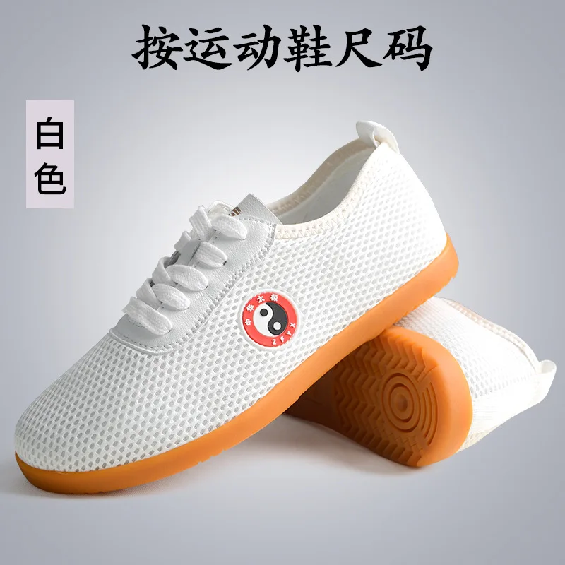 Chinese Style Women Men Martial Arts Tai Ji Kungfu Shoes Mesh Training Casual Jogger Athletic Sneakers Taewondo Wing Chun Shoes