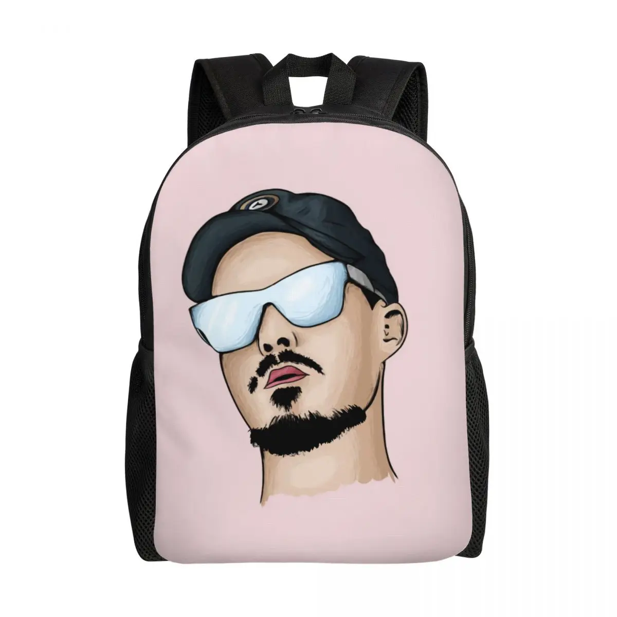 

Custom Spanish Rapper Rock Dellafuente Travel Backpack Women Men School Laptop Bookbag College Student Daypack Bags