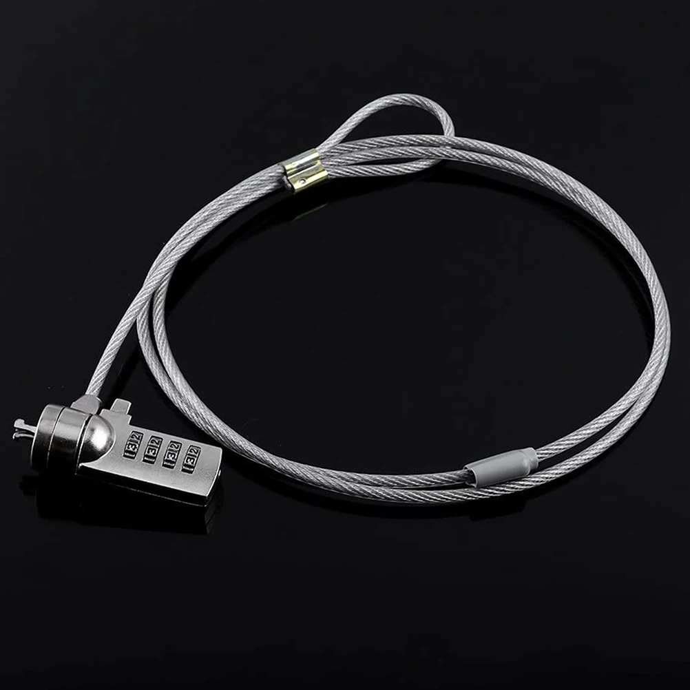 

4- Combination Bike Super- Password Lock Portable Steel Cable Bicycle Padlock Anti-Theft Alloy Steel Body