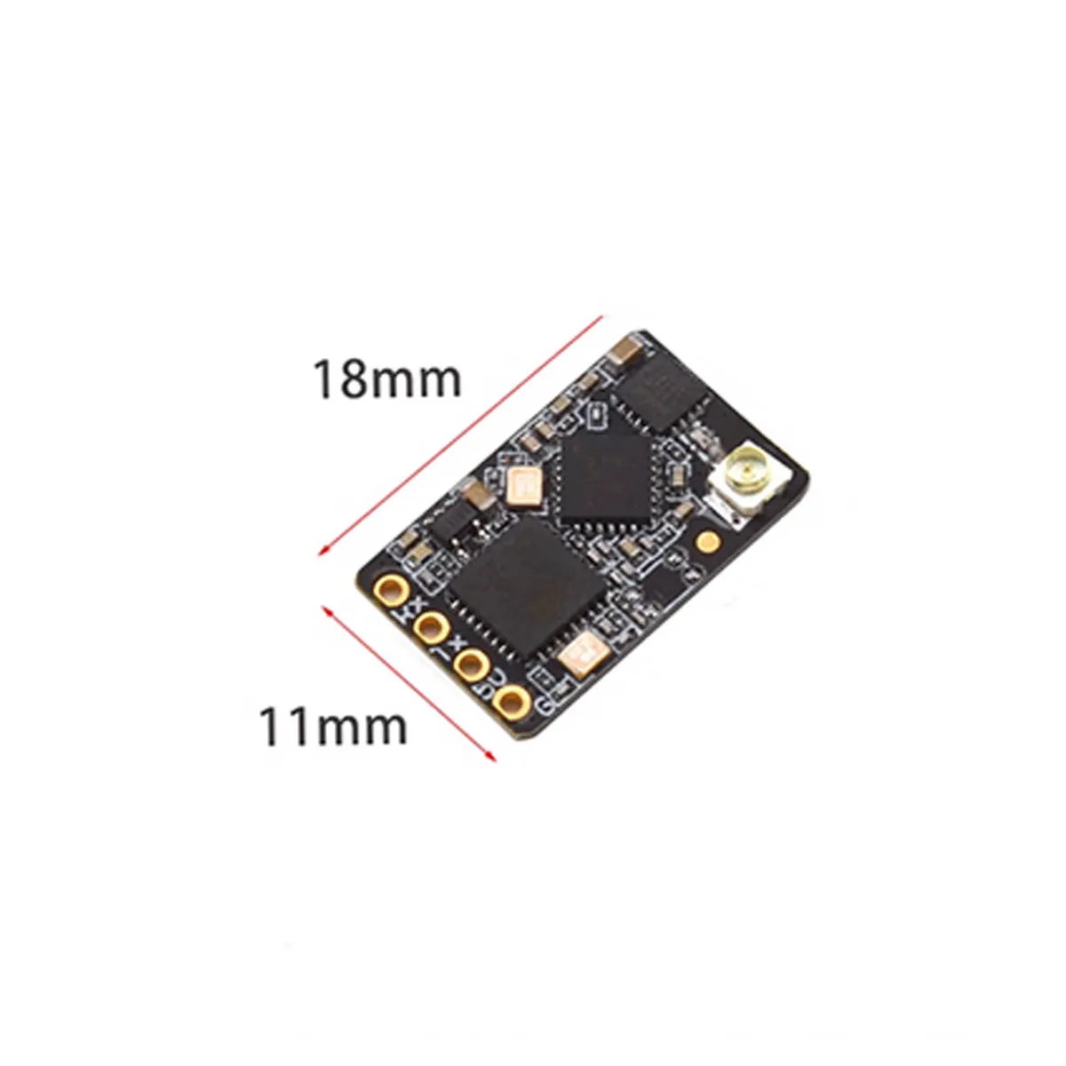 1/2 PCS ELRS NANO 2.4G ExpressLRS Mini receptor de longo alcance com antena tipo T para RC FPV Freestyle Racing Drone Quadcopter Parts