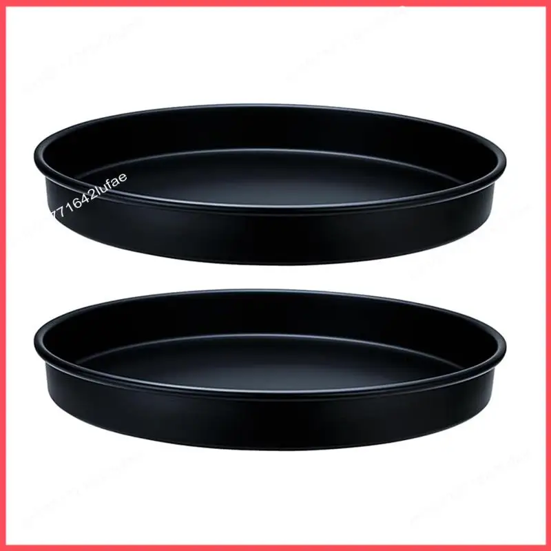 B52C 2 Buah Organizer Malas Hitam 10 "Meja Putar Putar untuk Dapur, Kabinet, Meja Rias, Kamar Mandi, Organizer Penyimpanan Dapur