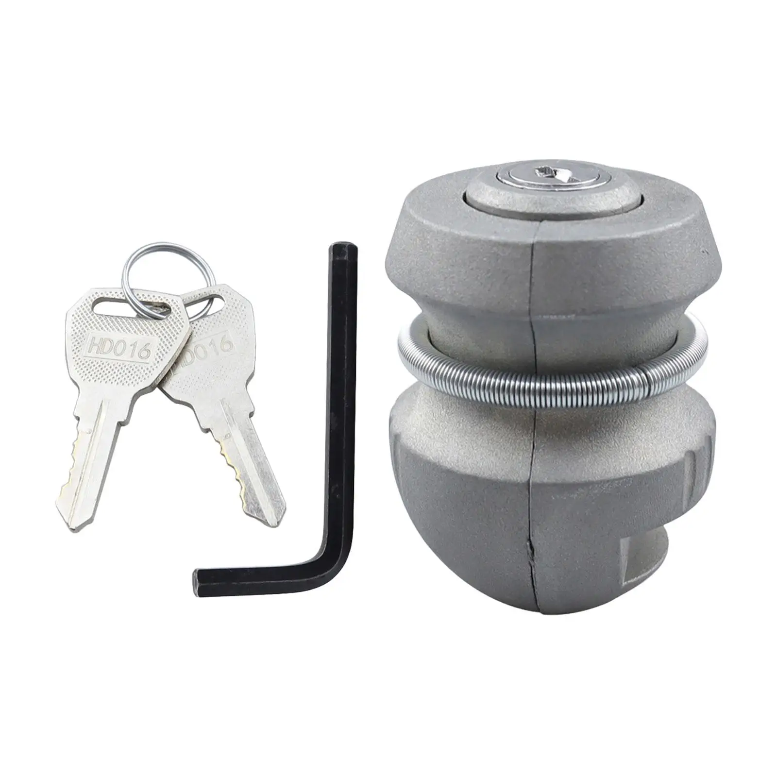 Trailer Part Coupling Lock Metal Trailer Lock Practical Ball Lock Trailer Lock for High Performance Durable Premium