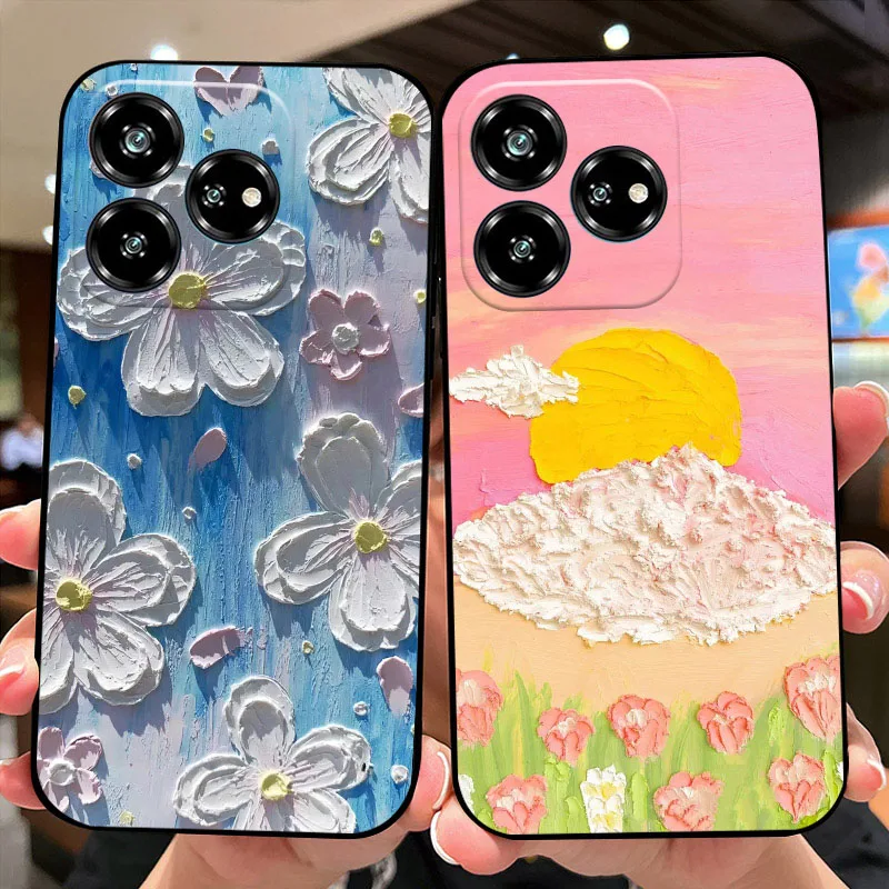 Matte Cases For ZTE Axon 60 Lite Soft Silicone TPU Phone Cover For Nubia V60 Design Coque Axon60 Lite Shockproof Bumper Fundas