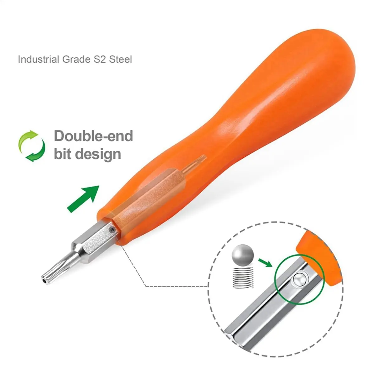 ABJS Upgraded Screwdriver Changer for WiFi Password Reset and Battery Replacement, Suitable for Video Doorbell Replacement