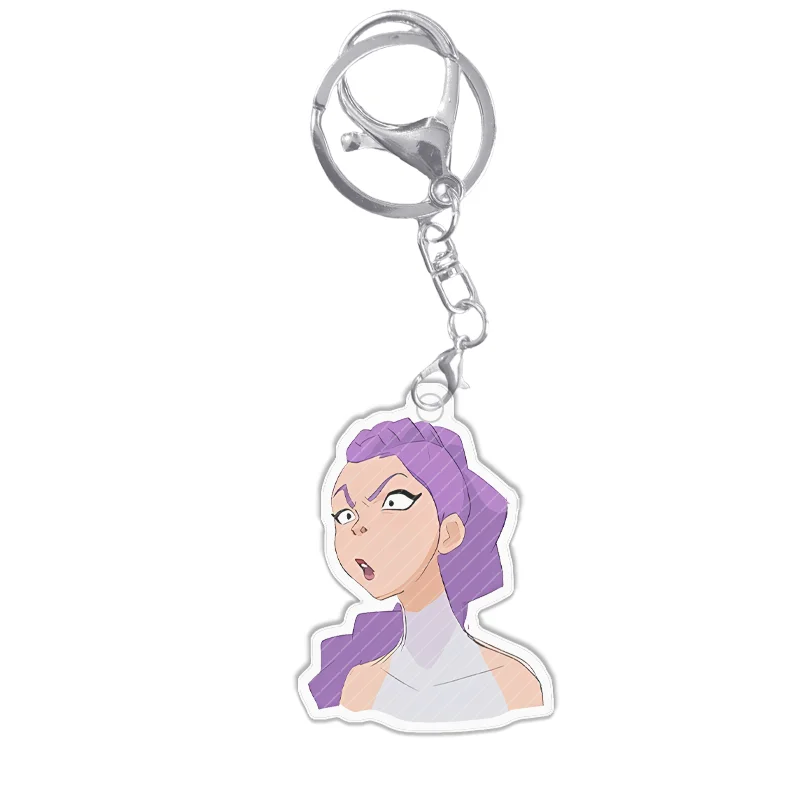 K-pop Acrylic Keychain Demon Hunters Rumi Funny Emoticon Collection Tiger Anime Characters Gifts Interesting Pendant Decoration