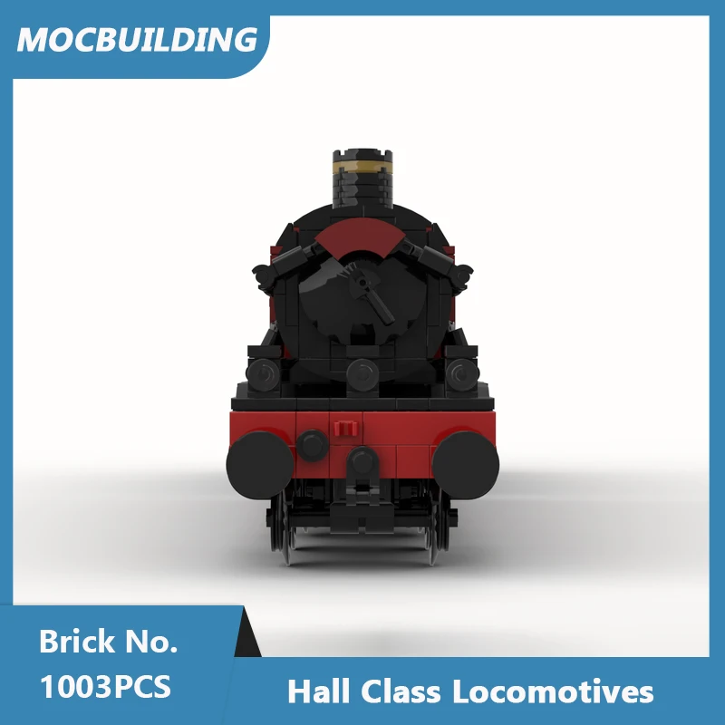 Bloques de construcción MOC GWR Hall Class "Olton-Hall", locomotora de vapor, modelo DIY, ladrillos ensamblados, juguetes creativos para coleccionar, regalos, 1003 Uds.