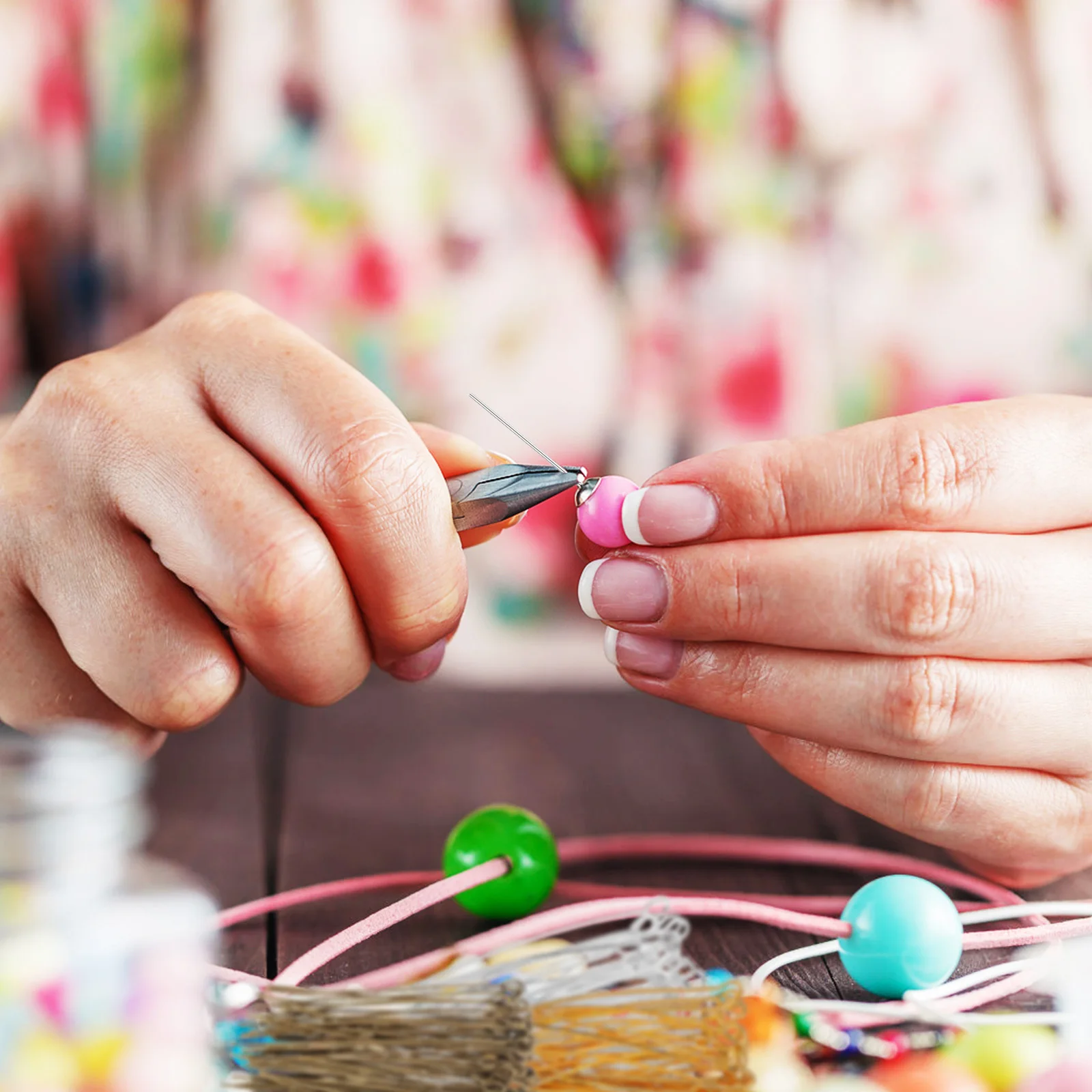 1 set 3 kleuren 1 set kralenpinnen platte kop oogpinnen bulk metalen draadnaalden voor sieraden maken ambachtelijke benodigdheden bevindingen gereedschap