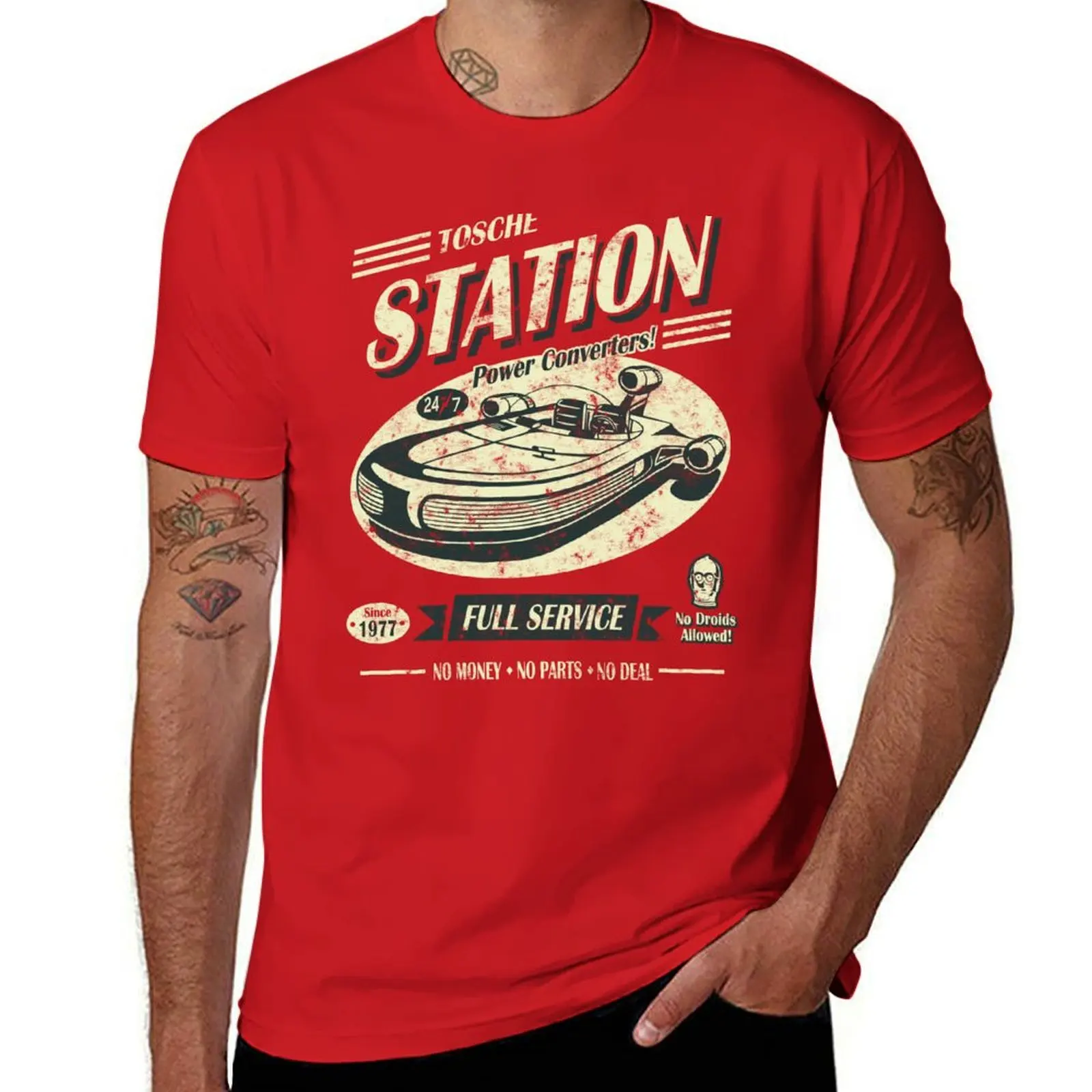 Tosche Station T-Shirt summer clothes plus size clothes shirts graphic tees oversized t shirt men