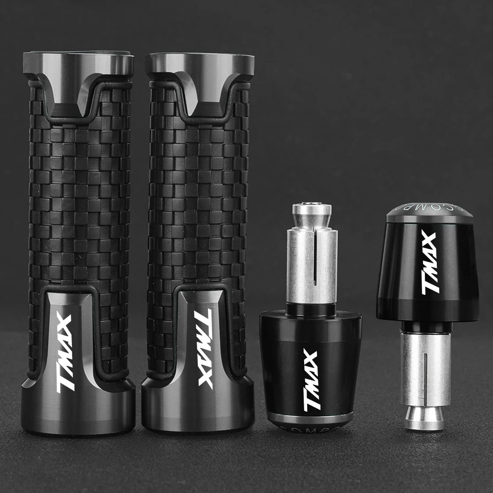 

For Yamaha TMAX500/TMAX530 T-MAX TMAX 500 530 SX/DX 7/8" 22MM Motorcycle Accessories Handlebar Grips Handle Bar Cap End Plugs