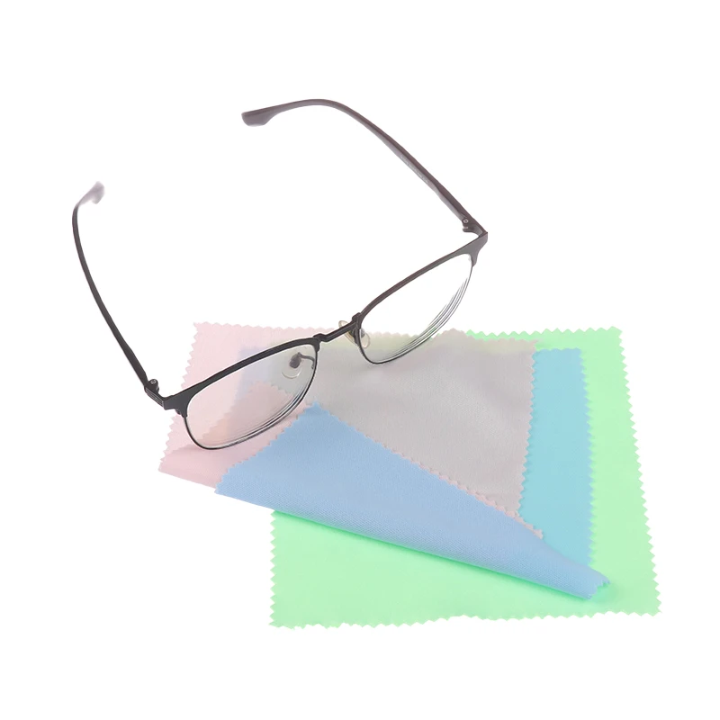 10PCS Glasses Cloth Len Phone Screen Cleaning Wipes Chamois Glasses Cleaner Microfiber Cleaning Cloth