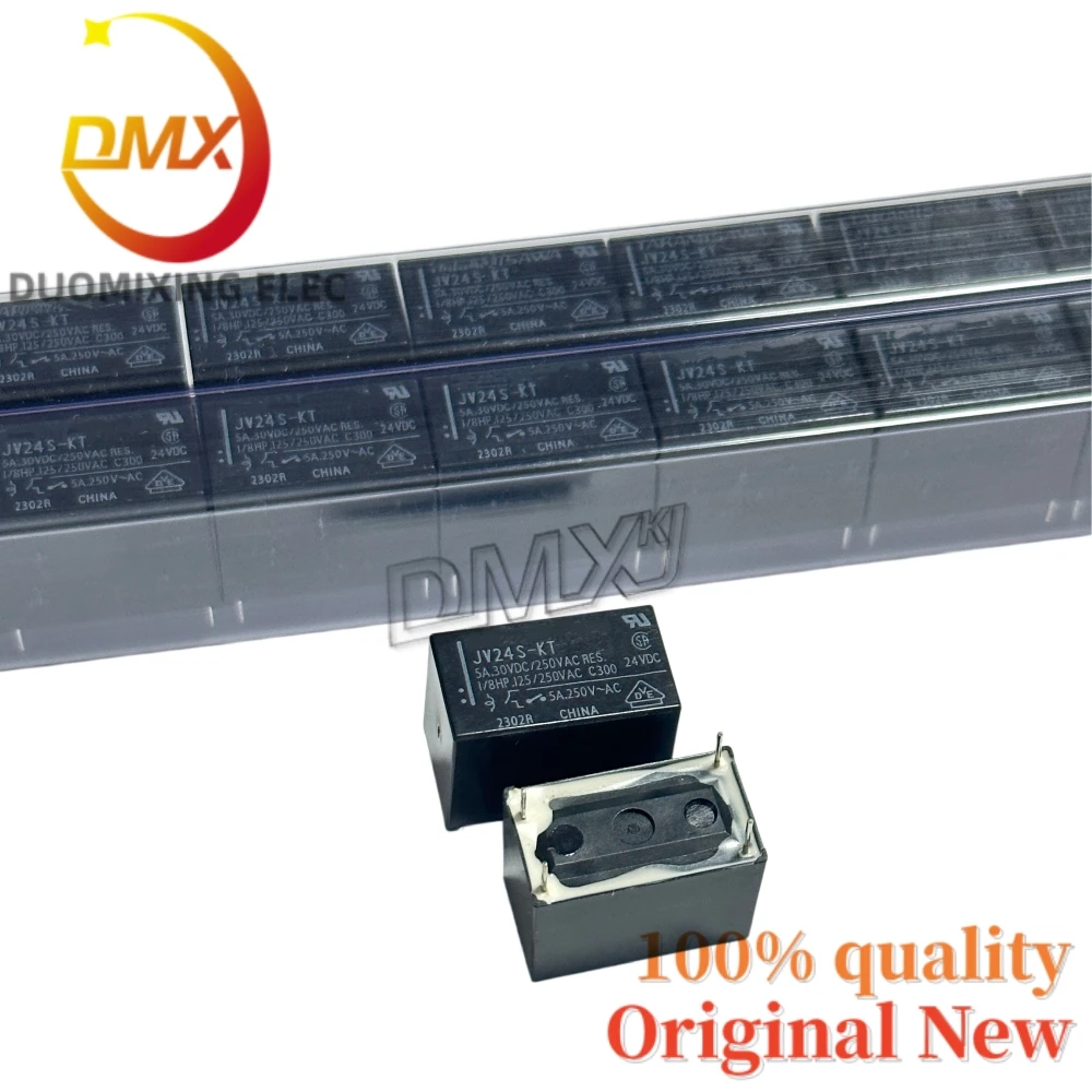 10PCS/lot 100%New Original JV24S-KT JV12S JV5S DIP-4 5A 30VDC/250VAC 24VDC 12VDC 5VDC A set of normally open power relays