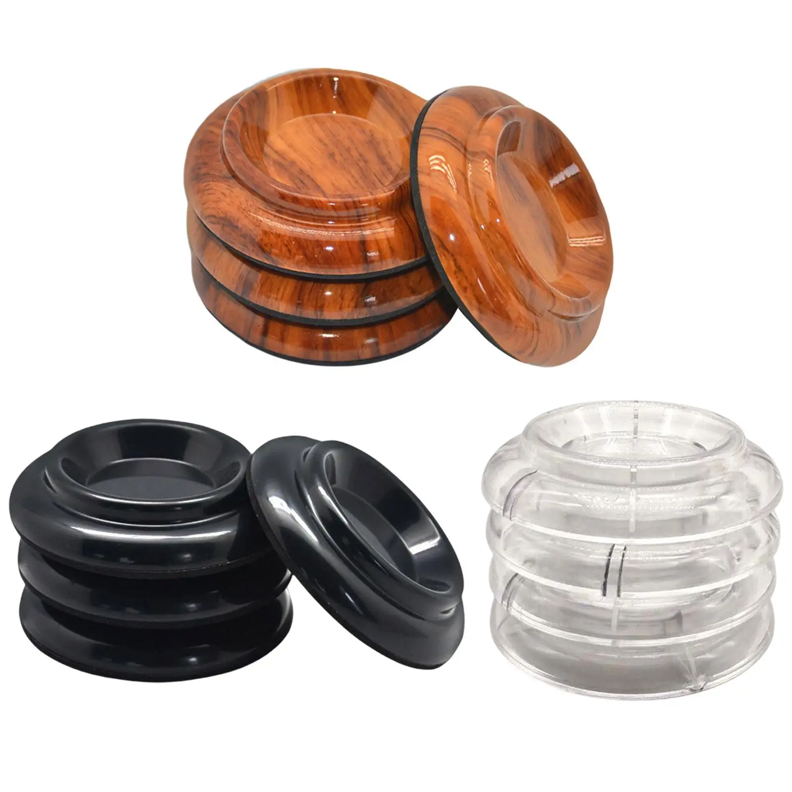 

4-х шт., чашки с колесиками для фортепиано, аксессуары для фортепиано, защитные напольные чашки с роликами для мебели